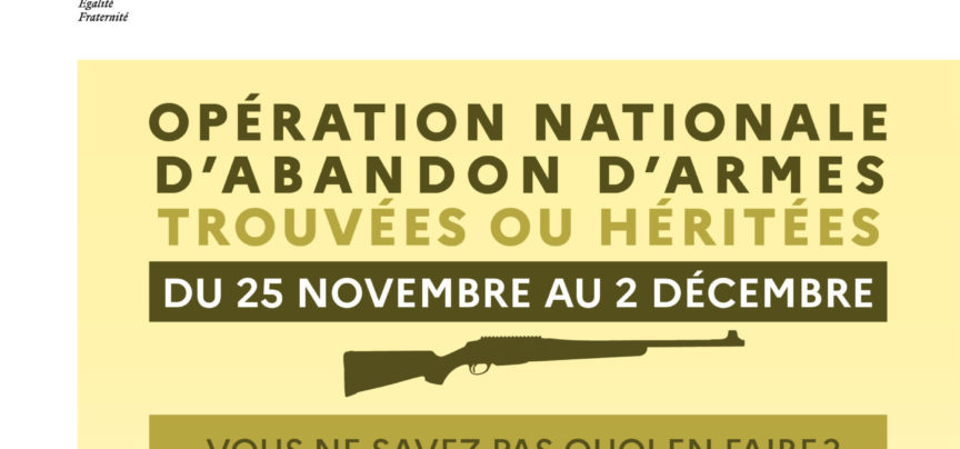 National operation to abandon found or inherited weapons
