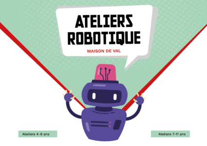 Ateliers robotique : 4 – 11 ans