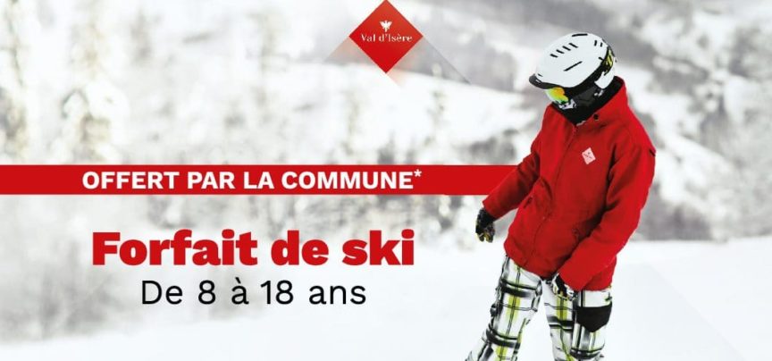 Free ski pass for 8- to 18-year-olds: register now!