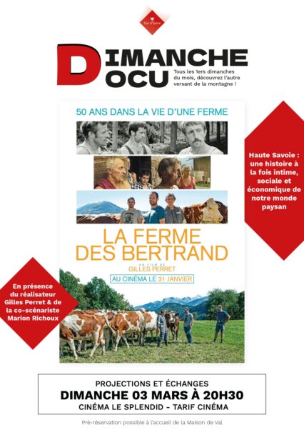 Prochain Dimanche Docu : 3 Mars