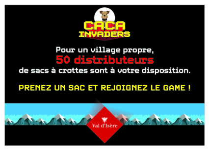 Caca invaders : ensemble pour un village propre !