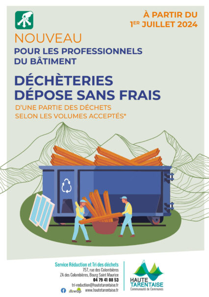 Changes at the waste collection center for professionals