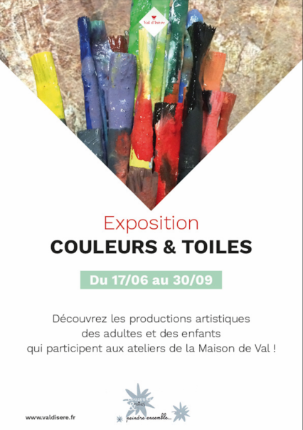 L’exposition couleurs et toiles prend place !