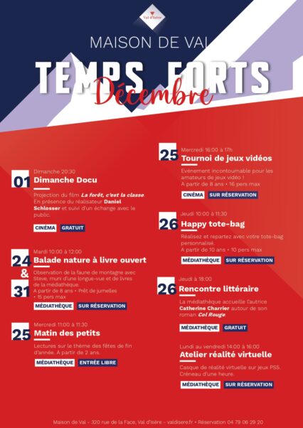 Les Temps Forts du service culturel sont de retour !
