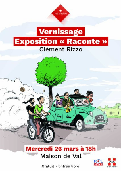 Vernissage de l’exposition “Raconte” de Clément Rizzo !