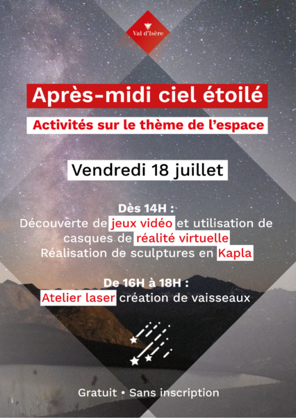 Cap sur l’univers demain à la médiathèque !