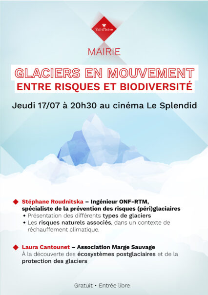Conférence : Glaciers en mouvement – entre risques et biodiversité