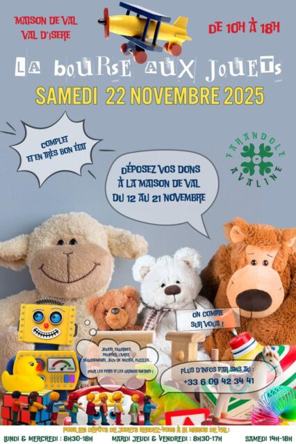 Bourse aux jouets le samedi 22 novembre