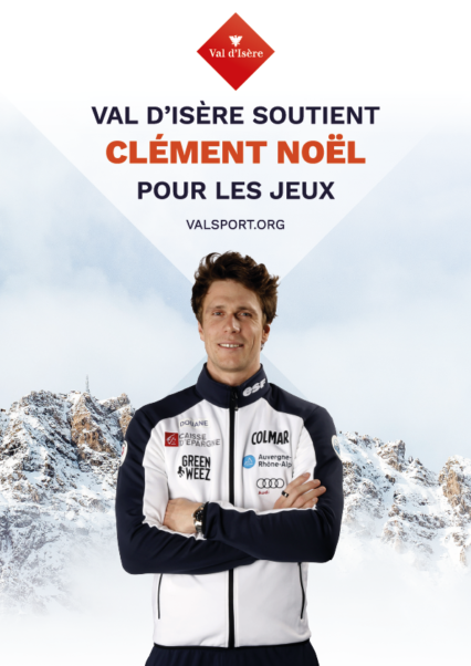 Val d’Isère soutient Clément Noël pour les jeux !