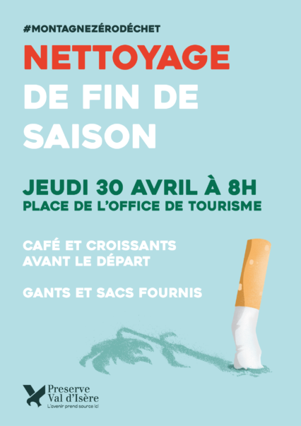 Jeudi 30 avril – Nettoyage de fin de saison