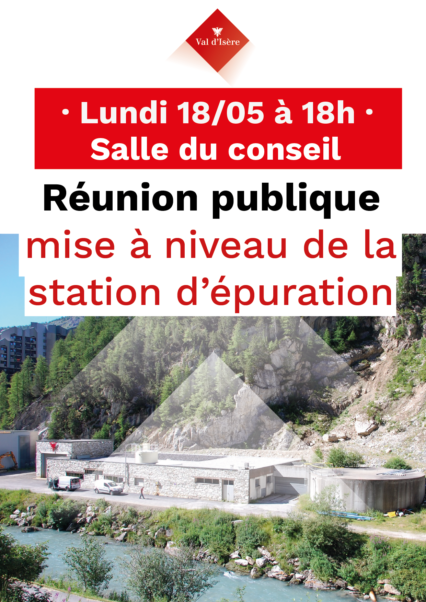 Réunion publique : mise à niveau de la station d’épuration