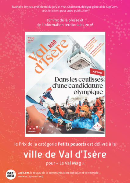 Le Val d’Isère Mag décroche le Prix Cap’Com « Petits Poucets »