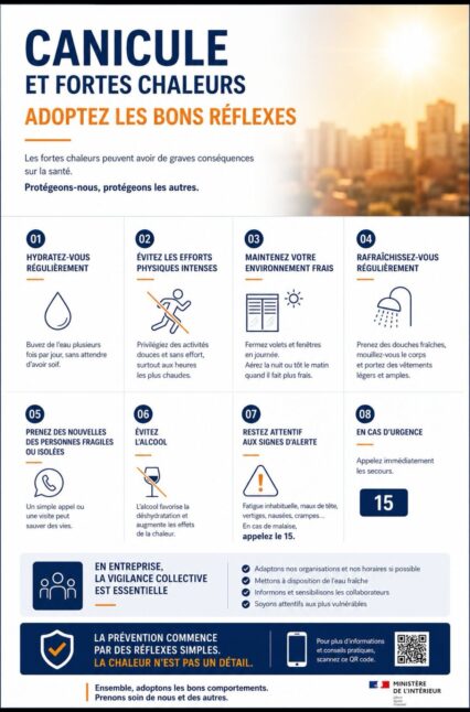 Alerte canicule : restons vigilants
