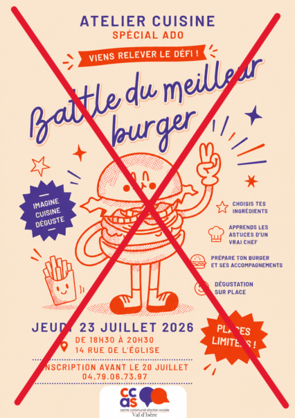 ❗Annulé ❗- Prêts à relever le défi du Battle du meilleur burger ?