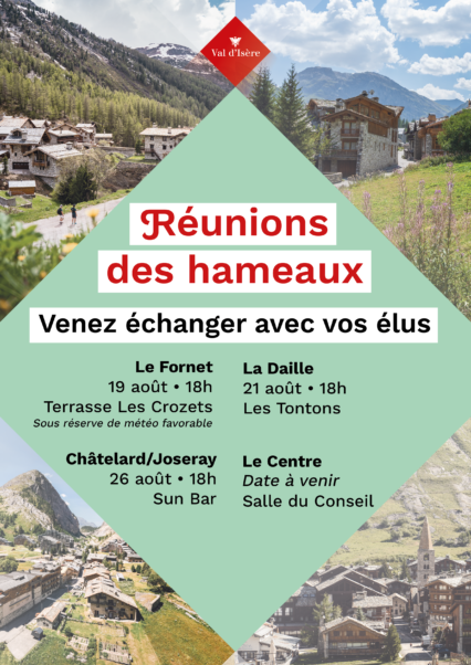 Participez aux réunions des hameaux !